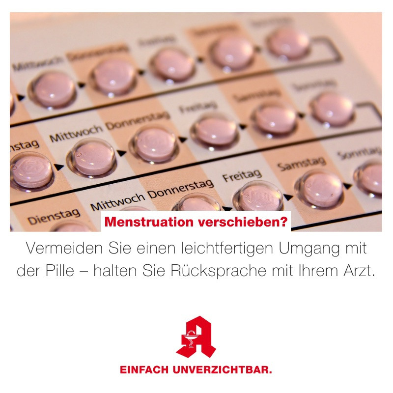 Tipp - Pille + Menstruation